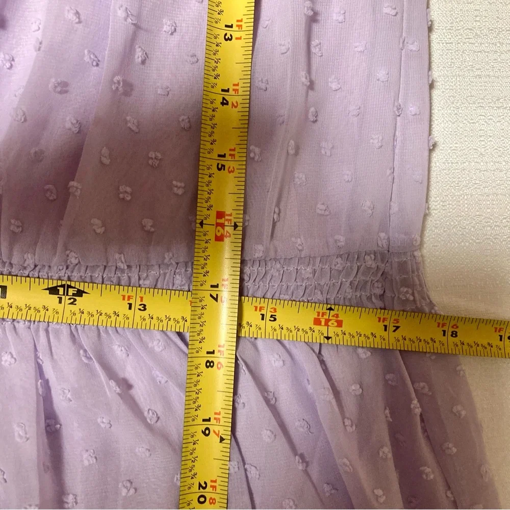 Zara Girls Lavender Swiss Dot Dress | NWT | Size 10Y (140 cm)